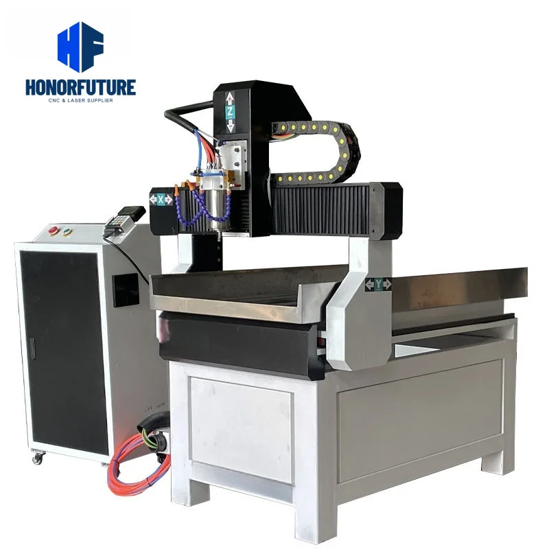 Desktop Mini Small Metal Mold Milling CNC Router 6040 6060 6090 Cast Iron Machine for Aluminum Steel Wood Stone