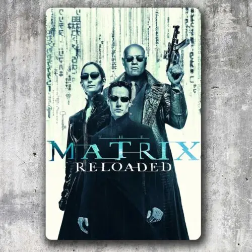 Das Sci-Fi-Film-Metallposter aus Blech – 20 x 30 cm, Aluminiumplatte