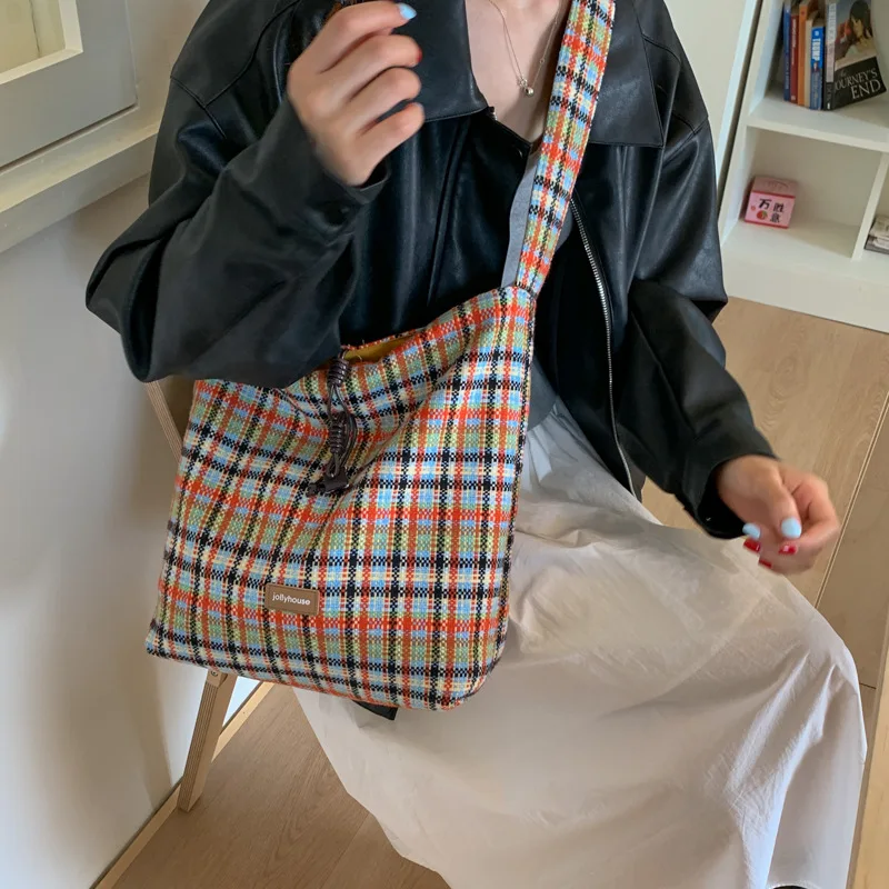 vintage-xadrez-dupla-face-sacos-de-ombro-para-mulheres-grande-capacidade-senhoras-crossbody-saco-dos-desenhos-animados-bordado-meninas-casual-tote