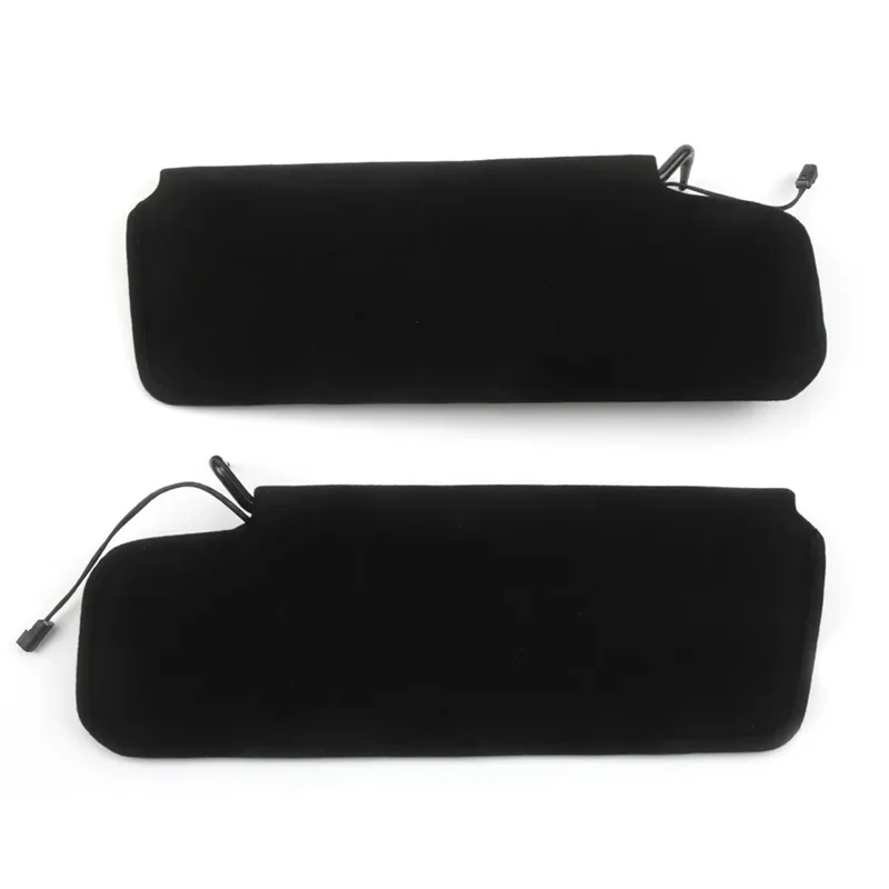 

1Pair Car Sun Visors Shades W/LED Light 12459827 14081826 For Corvette C4 1984-1996 Sunvisors Vanity Mirror-A61E