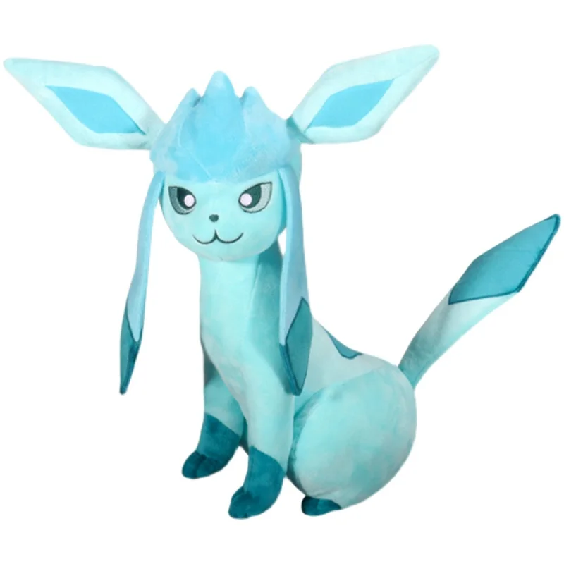 

New Pokemon Games Glaceon Plush Toy Soft Stuffed Animal Doll Animation Surrounding Dolls Birthday Present for Child