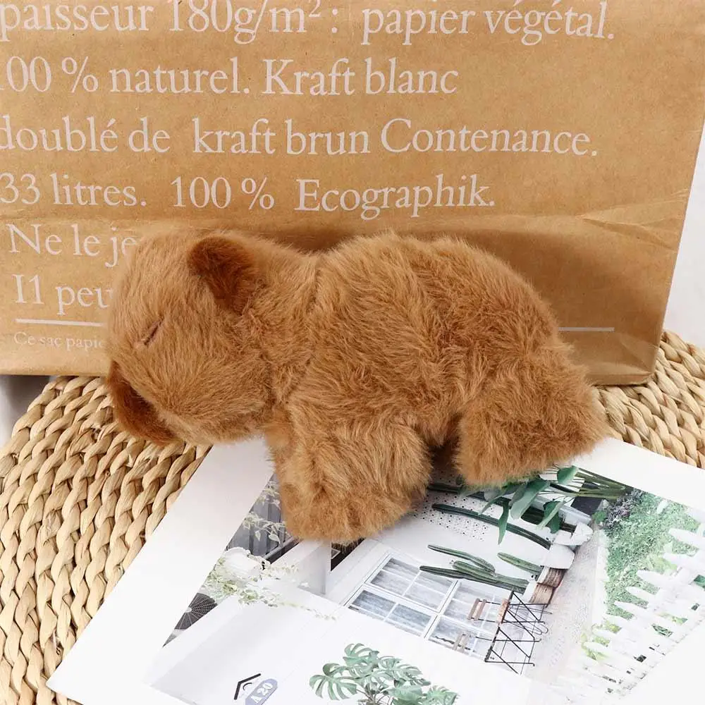 

Capybara Rodent Slap Bracelet Series Simulation Wrist Style Plush Doll Slap Bracelet Soft Cute Doll Capybara Plush Wrist Band