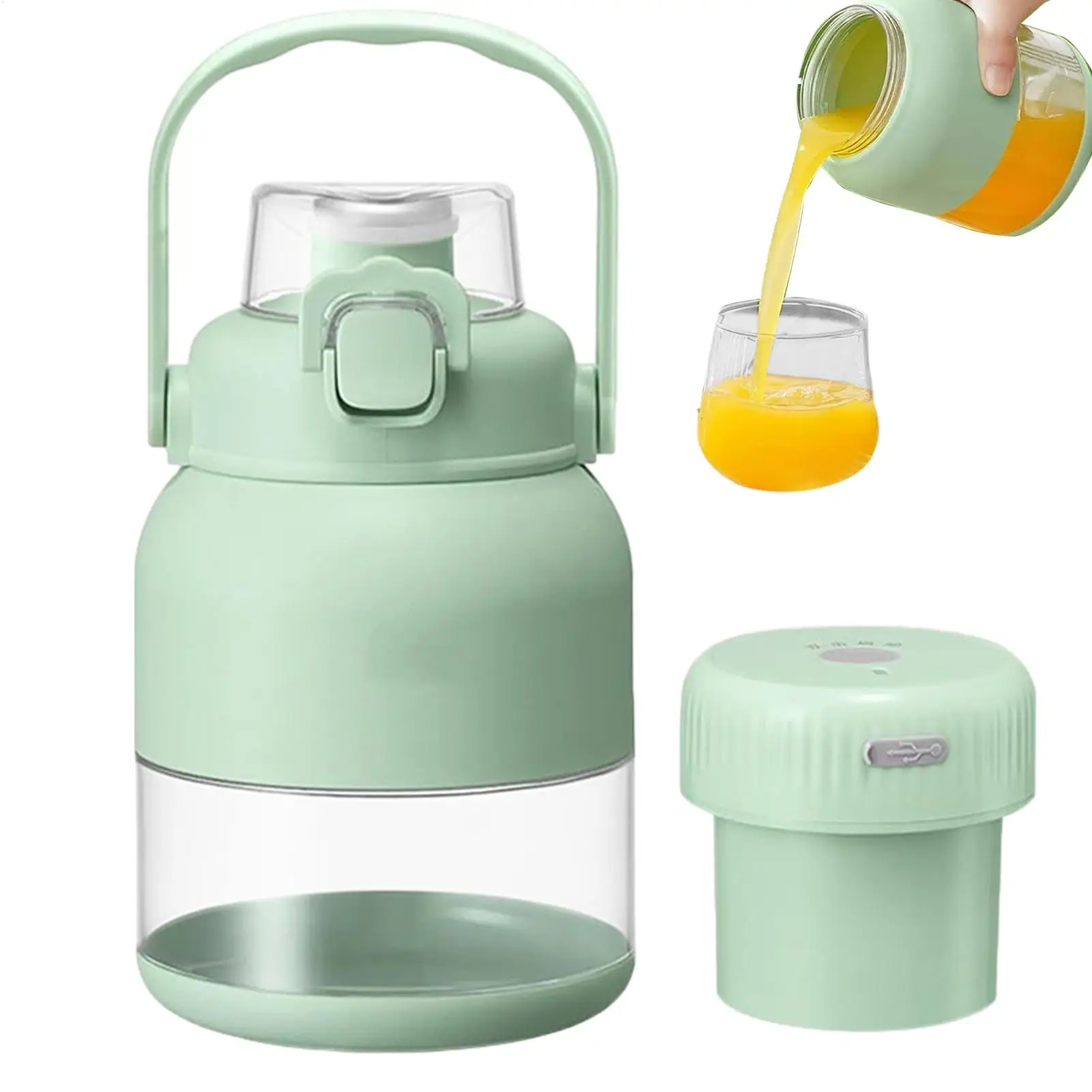 

Wireless Portable Juicing Bucket Electric 800ml Sports Cup Fresh Fruit Juicer Large Capacity Blender Machine for Travel Camping