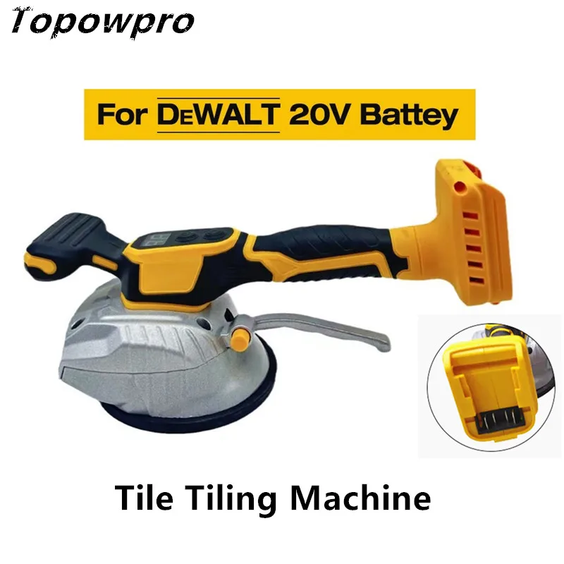 Suitable For DeWALT 20V Battery Tile Tiling Machine Cordless Wall Floor Tiles Laying Vibrating Tool Floor Vibrator Suction Cup