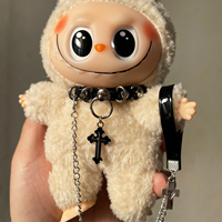 17cm Labubu Doll Necklace Choker Leadrope for 6.5inch Labubu Cotton Doll Accessories (Neck circumference 12.5cm-15cm)