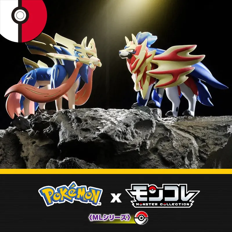 在庫ありオリジナルタカラトミーモンコレポケモンフィギュアアルセウスピカチュウザシアンザマゼンタソードシールドミニコレクタブルモデルおもちゃ