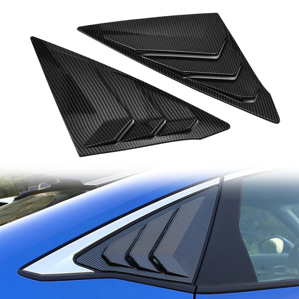 

Car Window Louvers Compatible with Honda Civic 2022-2025 Rear Side Window Air Vent Shades Blinds Exterior Accessories
