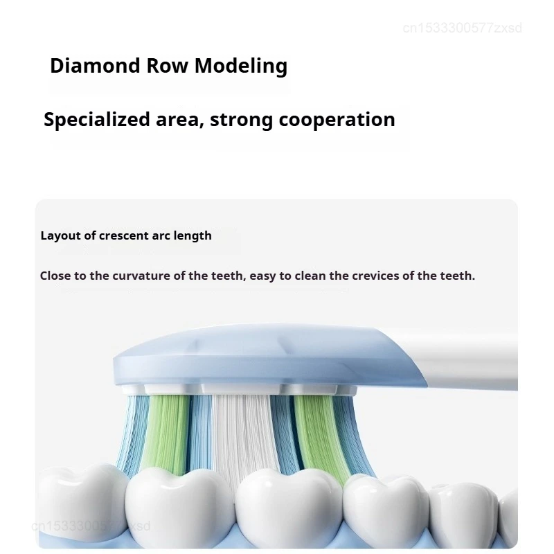 Xiaomi Mijia تتأرجح فرشاة الأسنان الكهربائية استبدال رؤساء عميق (نظيف) سونيك الاجتياح رؤوس فرشاة الأسنان الكهربائية الملحقات