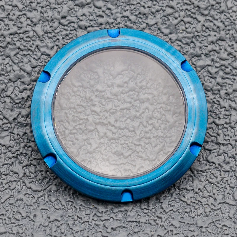 NH35 حالة SKX007 العلبة الخلفية الزجاج الشفاف صالح SKX007 السلاحف 6105 التونة الوحش NH35 NH36 حركة حالة الظهر الرجال الغوص ووتش