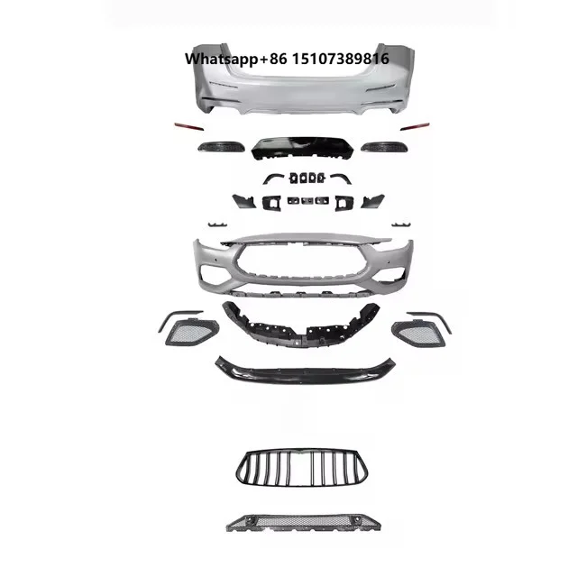For Ghibli M157 2013-2018 Upgrade 2022 Trofeo Performance Body Kit Includes Headlights, Tail Lights, Plug and Play