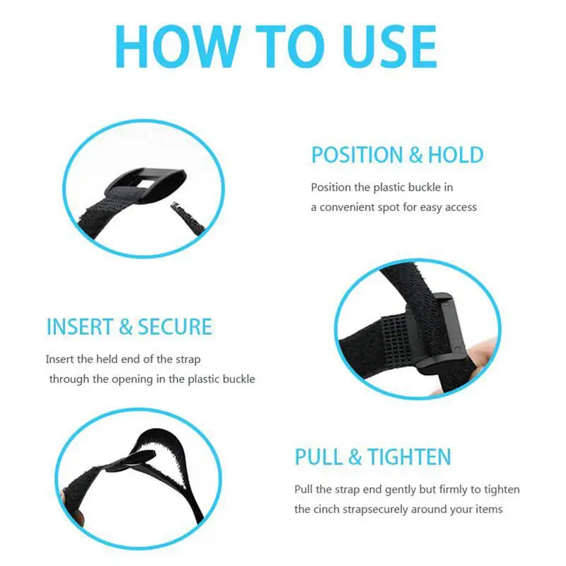 Patio Umbrella Strap 10PCS Adjustable Securing Nylon Tie Strap Reusable Outdoor Umbrella Strap Flexible Umbrella Tie For Garden