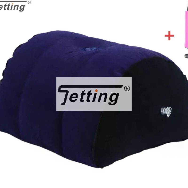 Inflatable Half Moon Support Pillow Inflatable Wedge Pillow Portable Inflatable Leg Elevation Cushion For Home Travel Relax