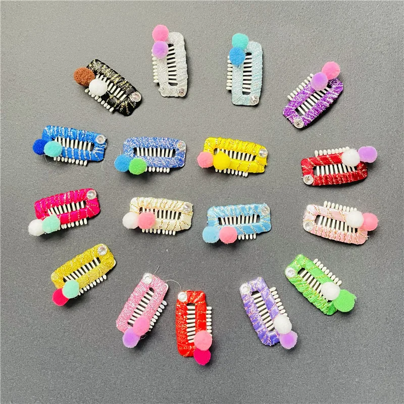 DIY Pet Dog Grooming Wedding Funny Accessories Dog Comb Hairpin BB Hair Clips Teeth Pure Hand Around Baby Safety