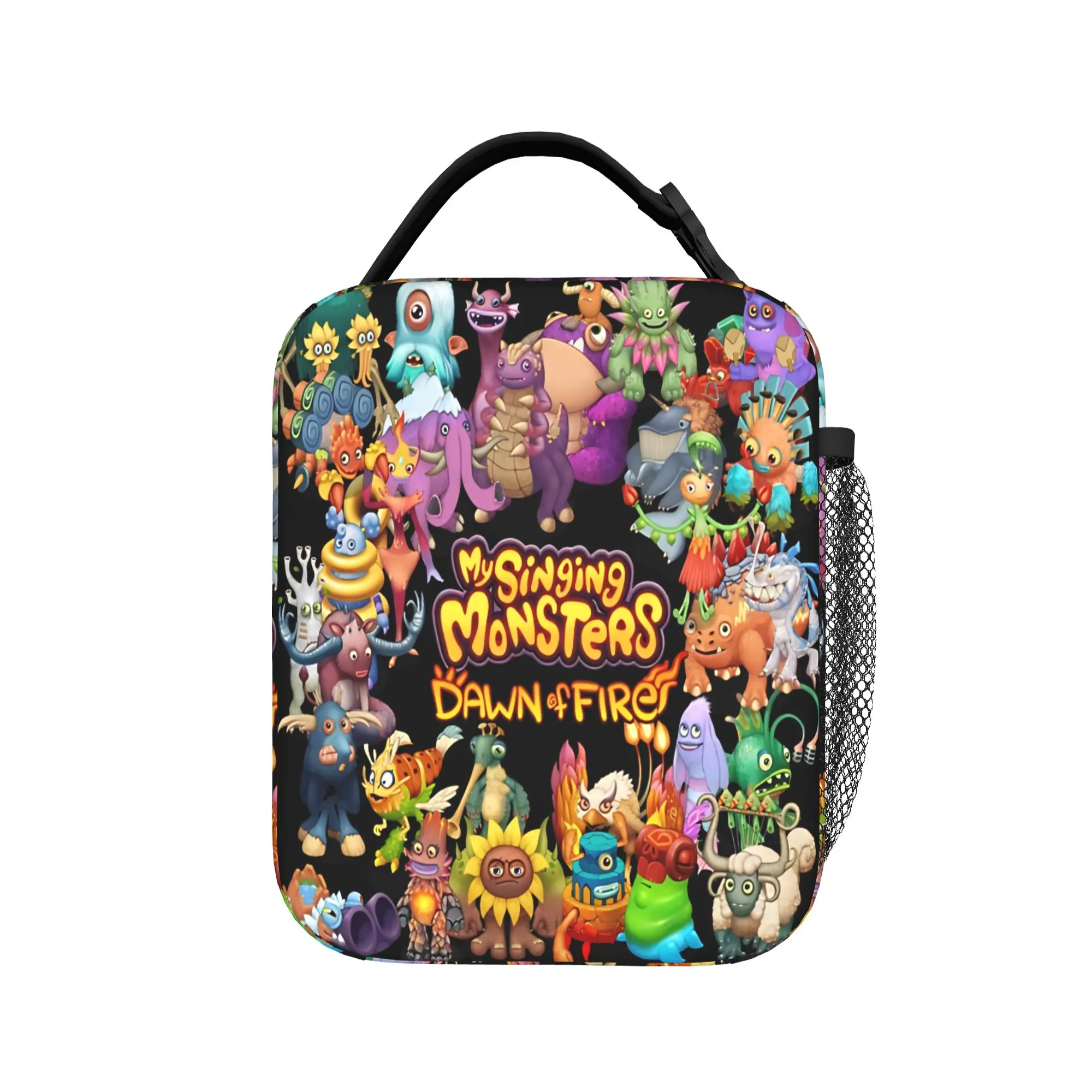 

Lunch Bag My Singing Monsters Characters Office Lunch Box For Girls Casual Portable Custom Thermal Tote Handbags