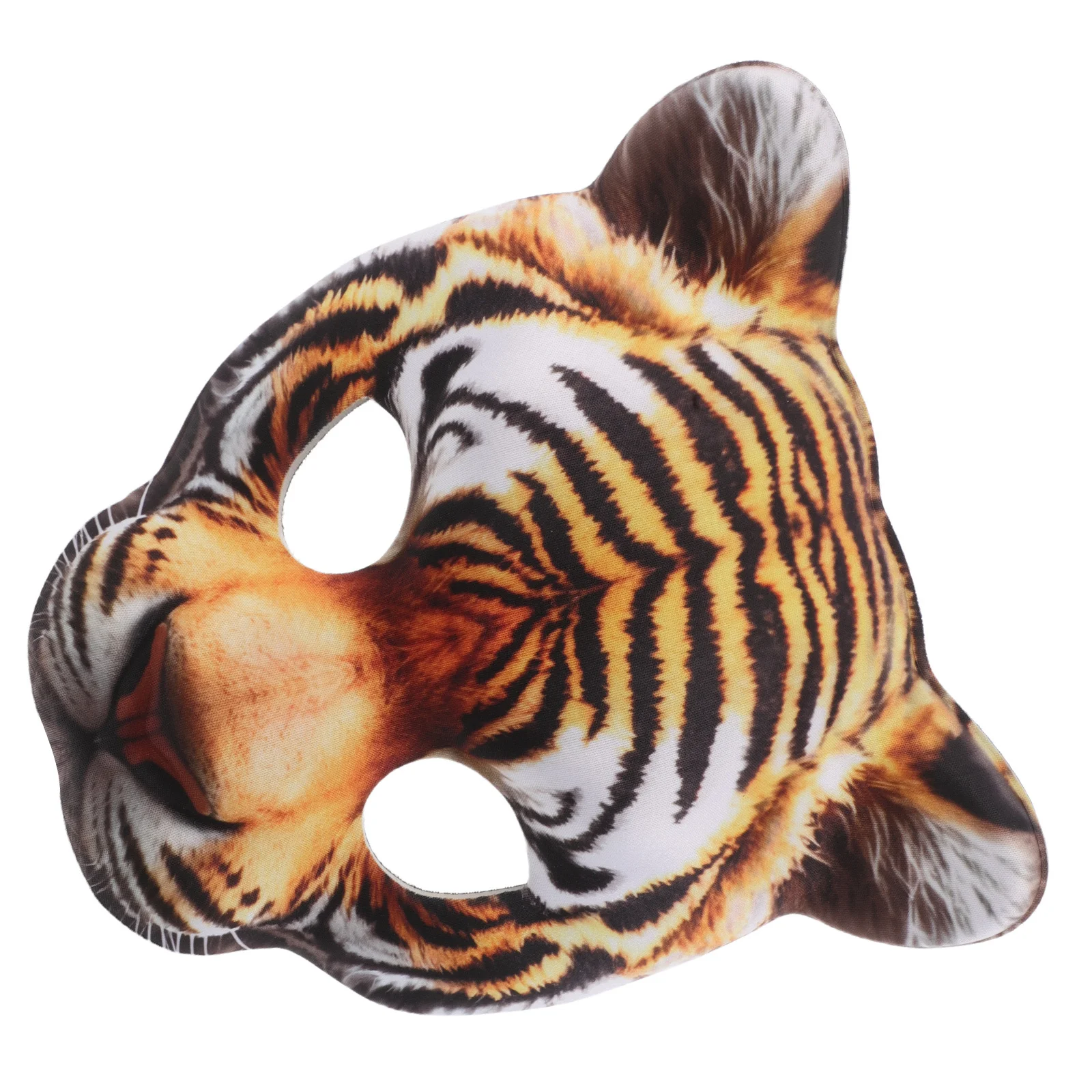 

Tiger Mask Eva Half Face for Adults Cosplay Masquerade Carnival Costume Photo Prop Tiger Face Mask