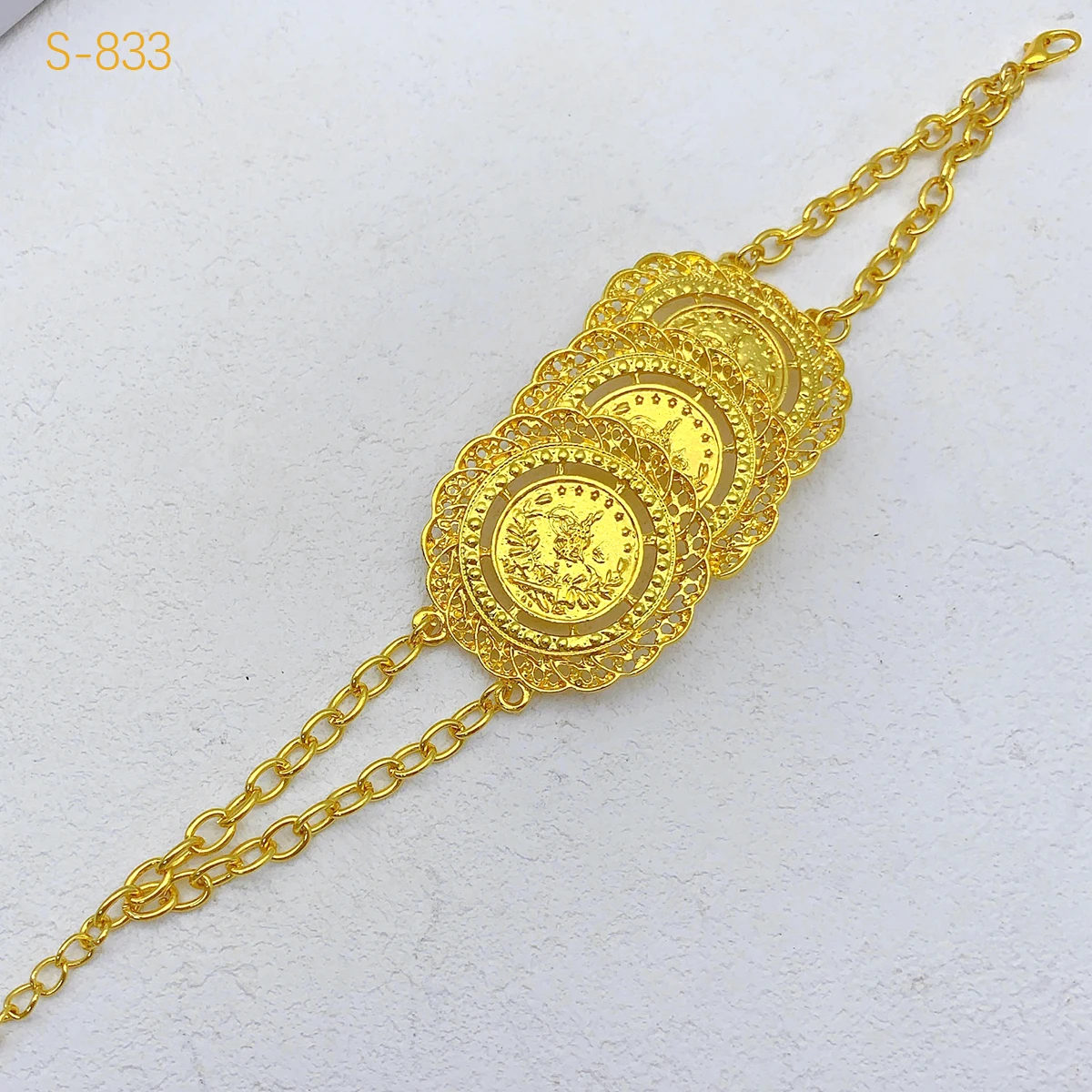 ANIID Indian etiope 24k Color oro nappa moneta Set di gioielli con ciondoli per le donne Dubai collana africana Set regali per feste arabe