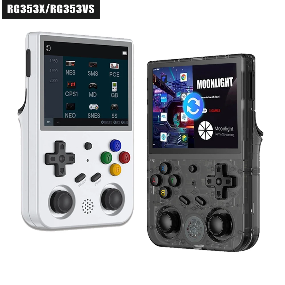 

ANBERNIC RG353V 3.5 INCH 640*480 Handheld Game Player Built-in 20 Simulator Retro Game Wired Handle Android Linux OS RG353VS