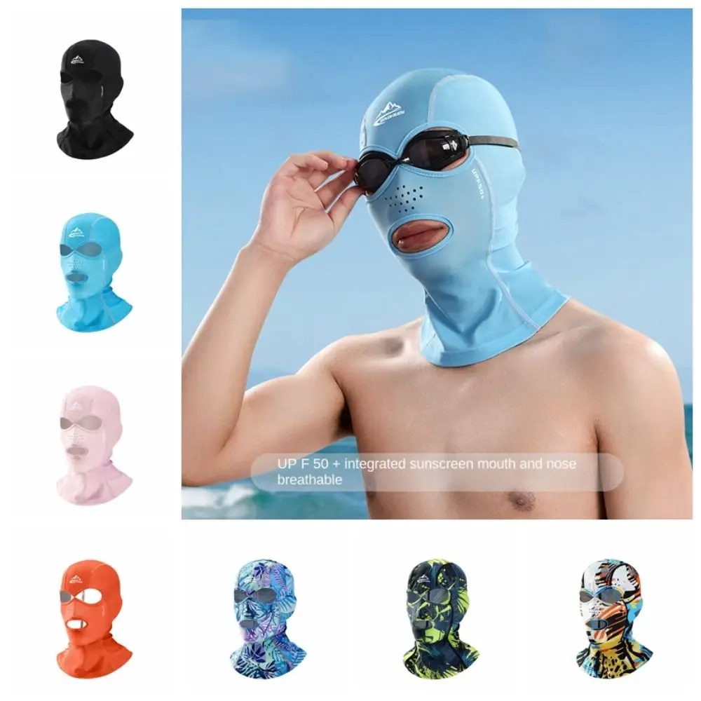 

Diving Hood Sunproof Swimming Cover Ice Breathable Fishing Facekini Ultraviolet-proof Unisex Sunscreen Headwear Cycling