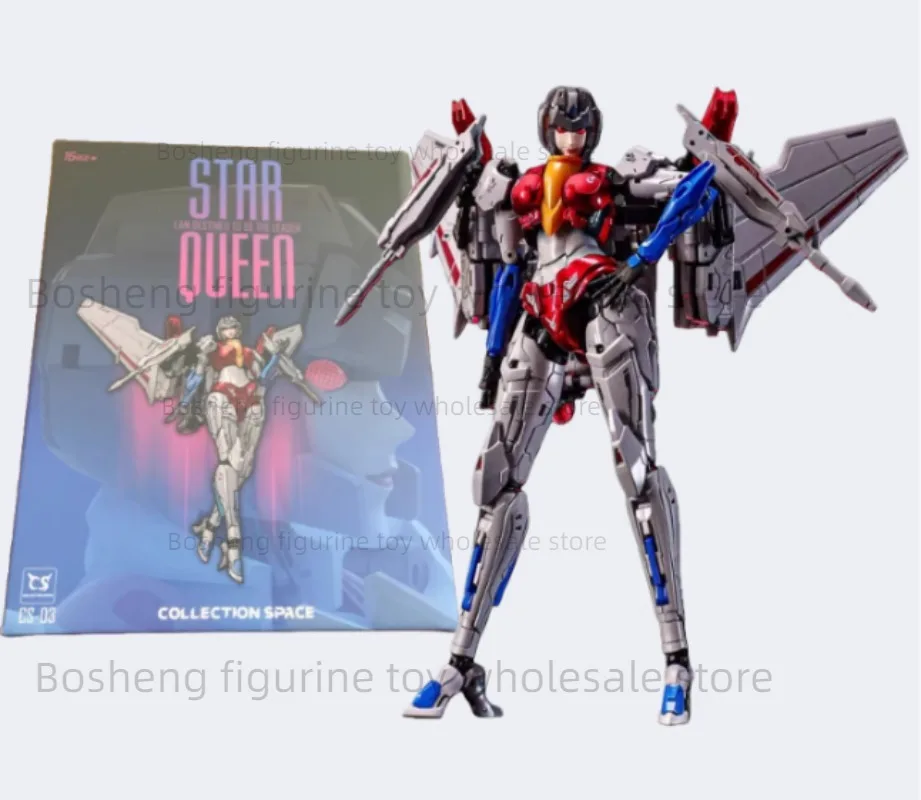 【En stock ahora】juguetes transformados CS-01 CS-02 CS-03 pequeña abeja roja estrella reina abeja actriz muñeca Anime modelo de juguete