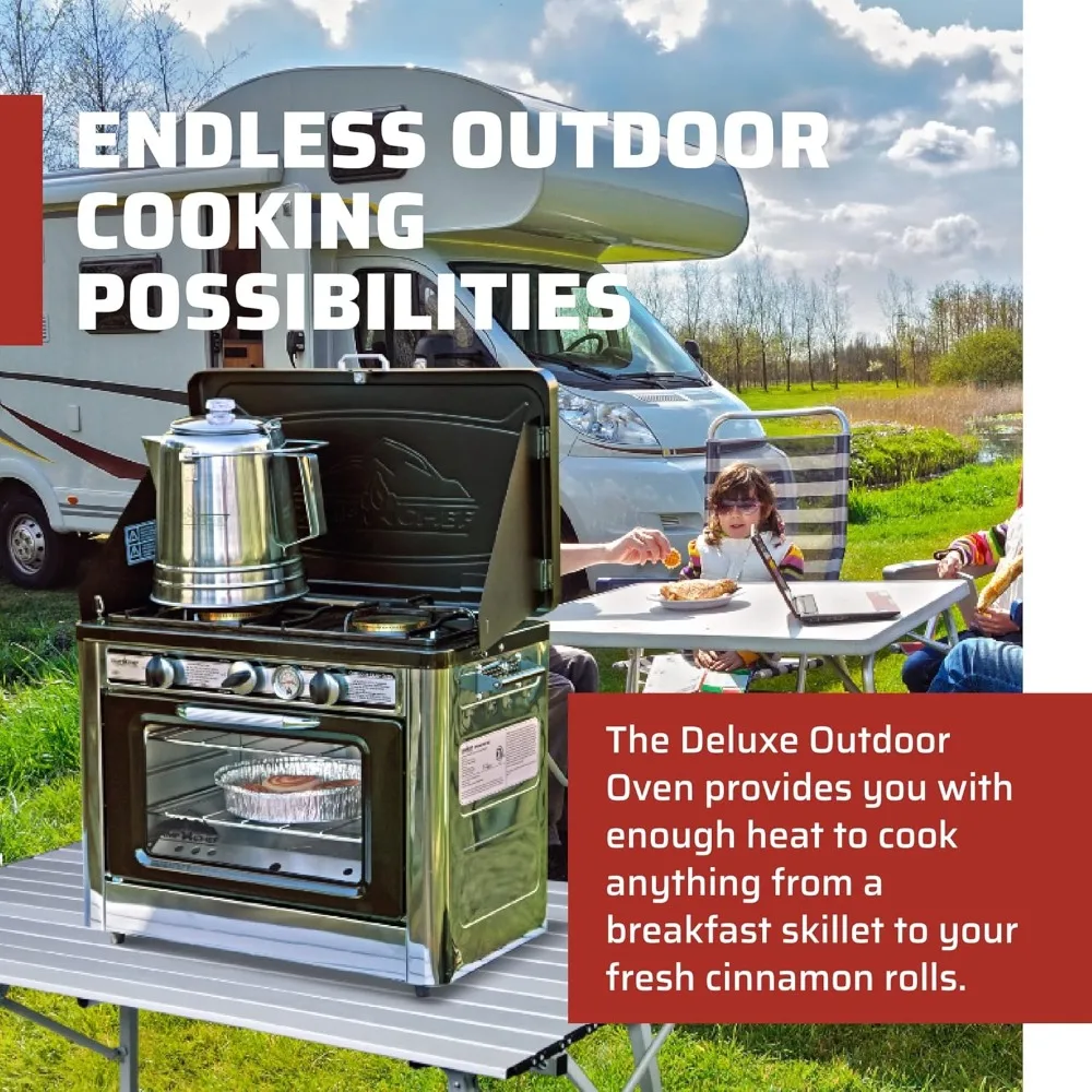 Camp Chef Outdoor Oven - Outdoor Oven for Camping Gear & Outdoor Cooking - Internal Dimensions 11