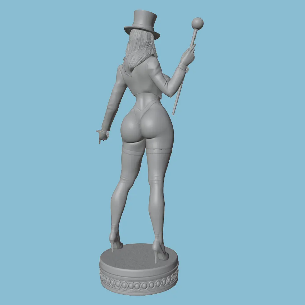 Figura decorativa en resina 1:24 Sexy Magician - kit pintable para gato - imagen 2