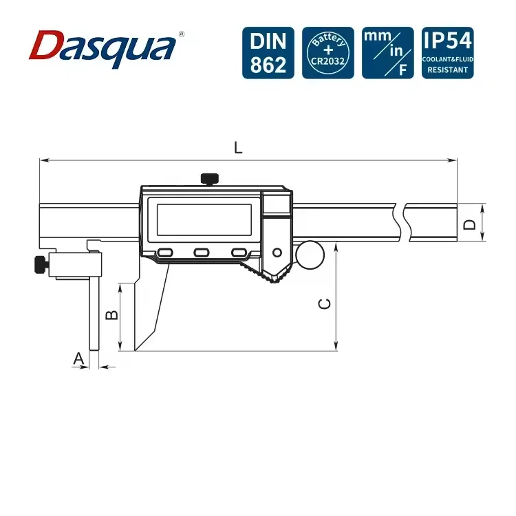Ip54 wasserdichtes elektronisches Rohrdicken-Messschieber-Messwerk zeug
