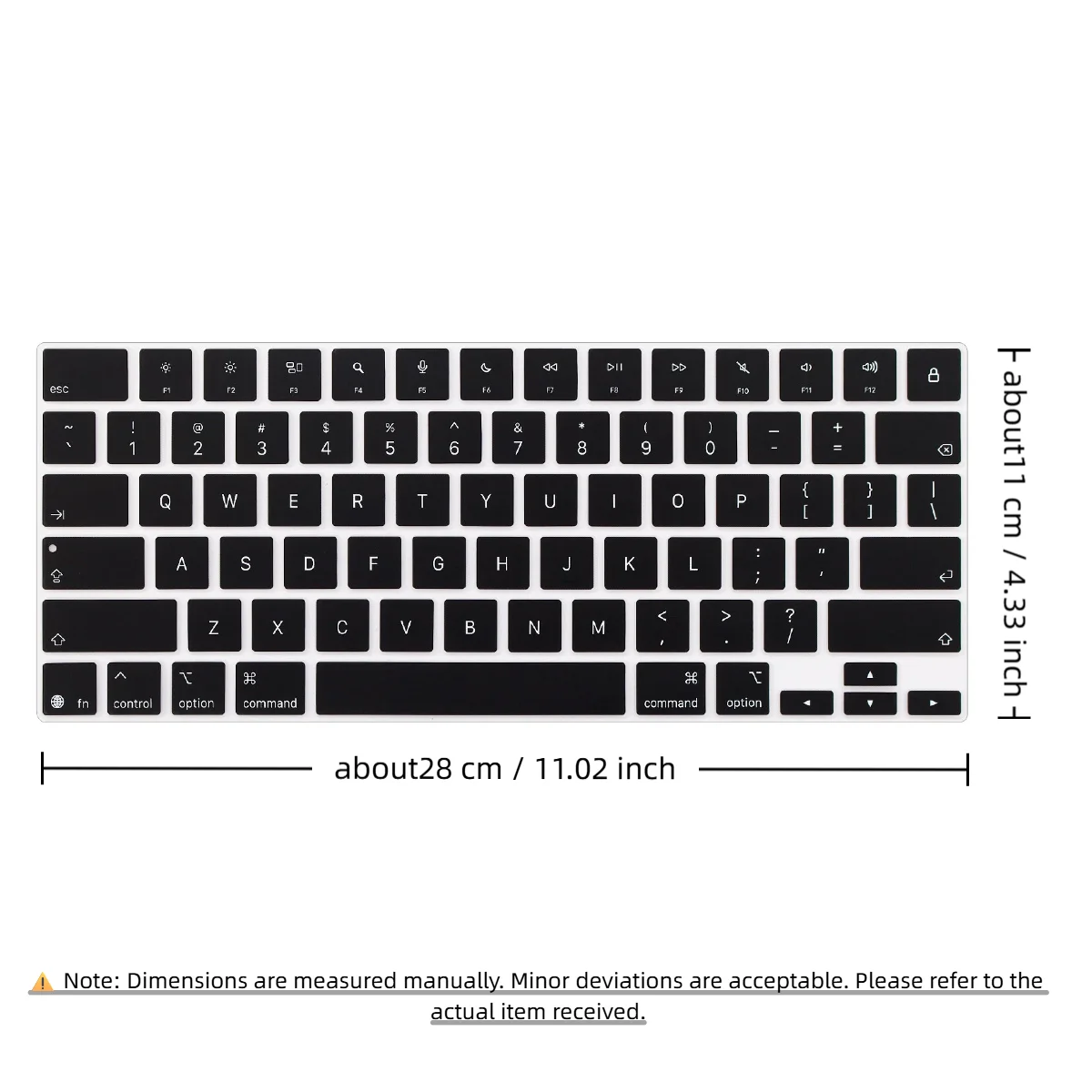 Ultra-thin&Soft English Keyboard Cover Skin US for with MacBook Neo 13 inch (A18) Pro 2026 Model A3404 256GB Without Touch ID