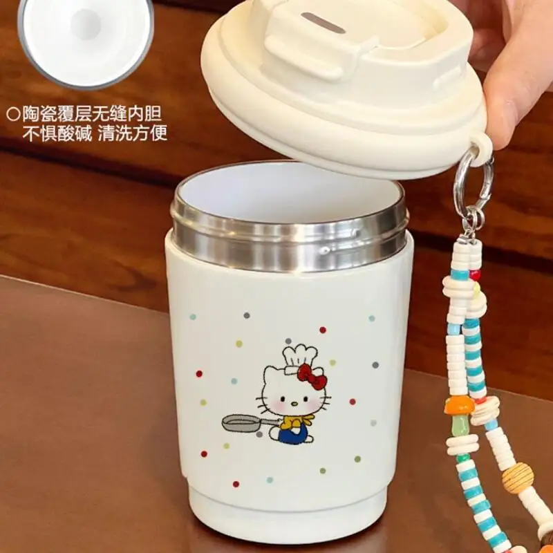 

Sanrio Hello Kitty соломенная чашка милый мультфильм новая большая емкость Kawaii модная портативная студенческая чашка для воды изысканный хит продаж