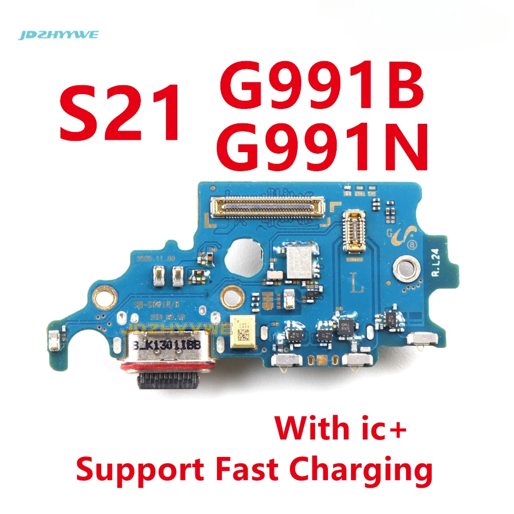 USB Charging Connector Board Port Dock Flex Cable For Samsung S21 Plus Ultra FE G991U G991N G991B G996B G998U G998B G99