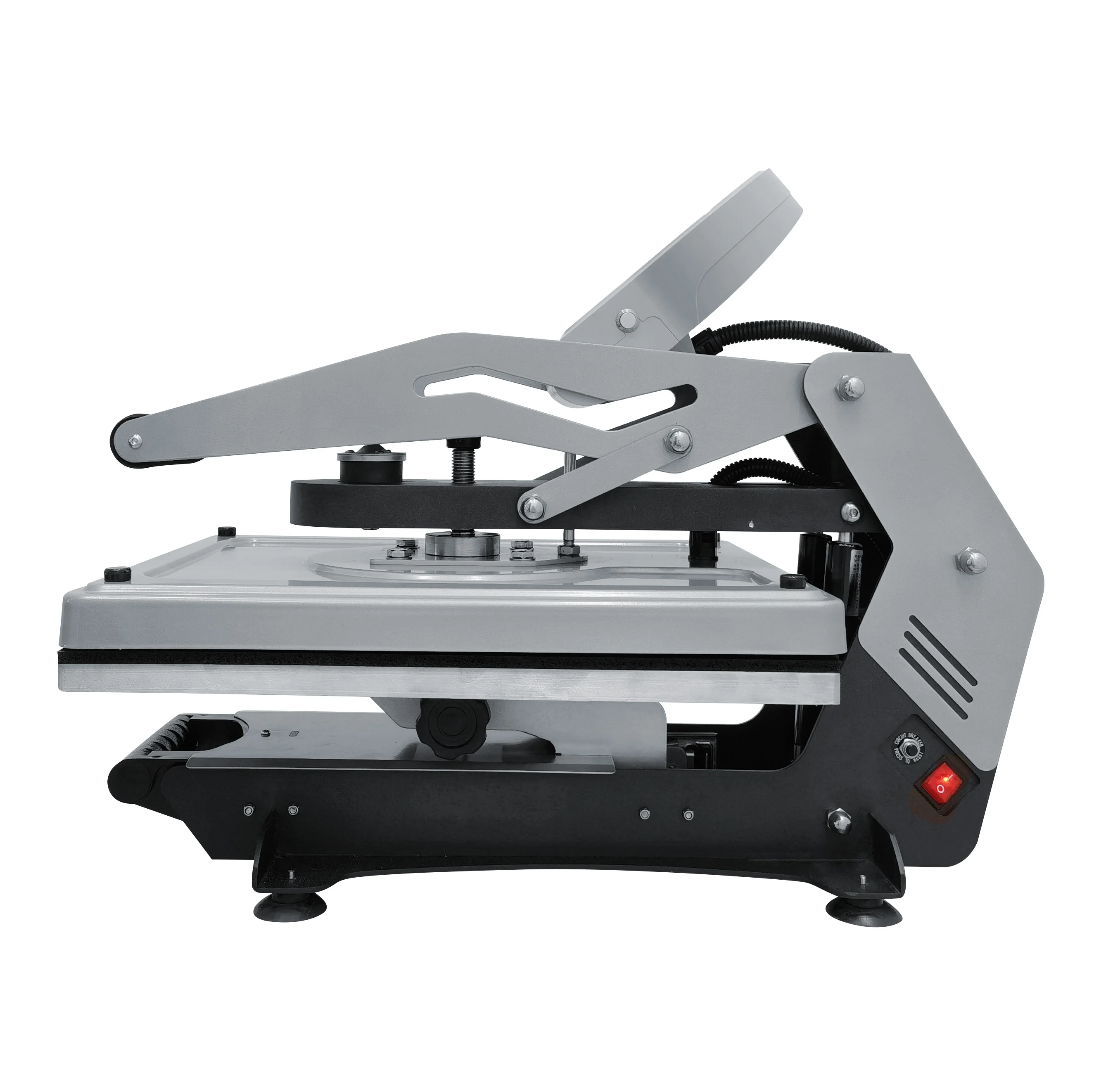New Design 38 x 38cm Semi Auto Open Sublimation Heat Press Machine