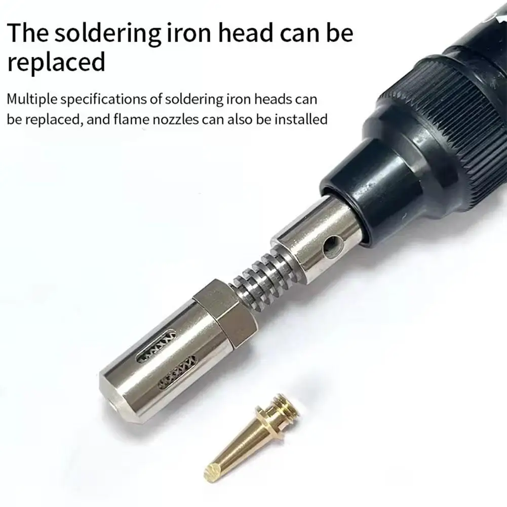 

Portable Gas Soldering Iron MT-100 Wireless Multi-function Butane Ignition Torch Tool Protection Gas Automatic Safety Weldi H0U9