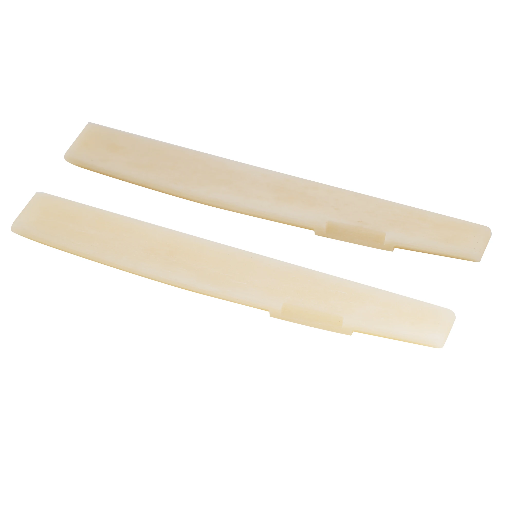 Musiclily Pro 71,12 mm kompensierter Knochensattel für Akustikgitarren im Taylor-Stil mit 6 Saiten (2er-Set) – Detail 8