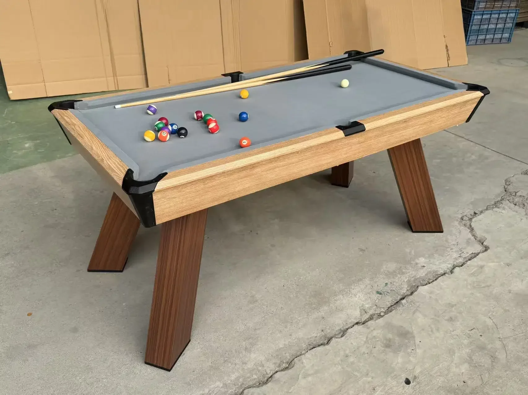 5.5 ft 6ft 7ft Luxury High End Modern Durable Wooden Pool Table Billiard& Snooker Table Mesa De Billar Indoor Sports