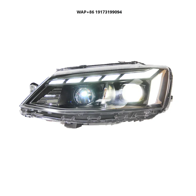 

Front Lamp Dynamic Sequence Head Light Assembly DRL LED Headlights for-Volkswagen VW Jetta 6th 2012-2018 Upgrade Audi-A4 Style