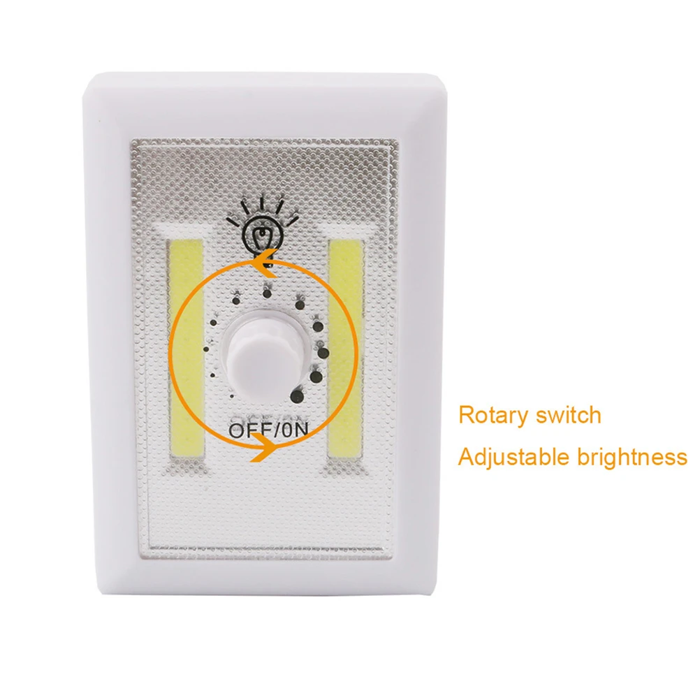 

2 Pcs Wall Switch Night Light LED Wardrobe Lamp Corridor Cabinet Bedroom Stairs Bathroom Closet Small Night Lights Bright Long
