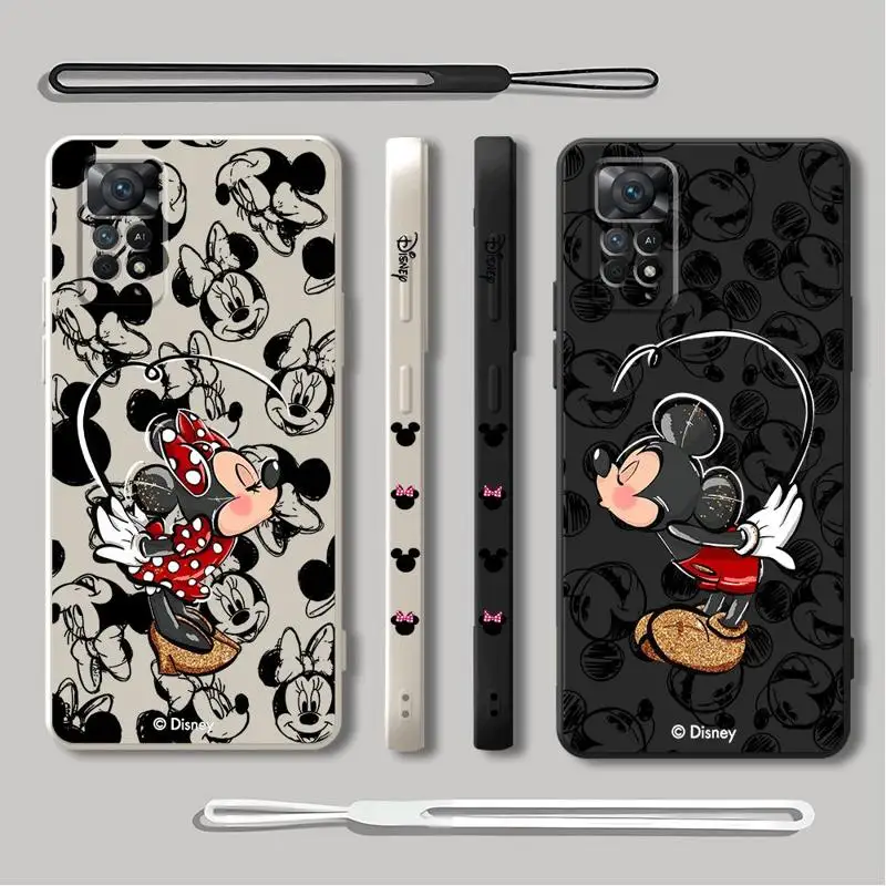 Disney Mickey Mouse Cute Phone Case for Vivo Y50 Y51 2020 Y36 Y35 Y31 Y21 2021 Y22 Y22S Y20i Y20 Y17 Y15S Silicone Cover Matte