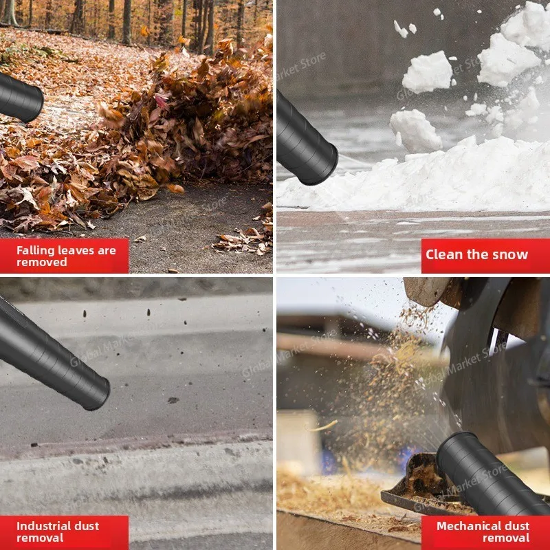 

High-power industrial blower hair dryer, household electric dust removal fan, handheld lithium battery powerful vacuum cleaner