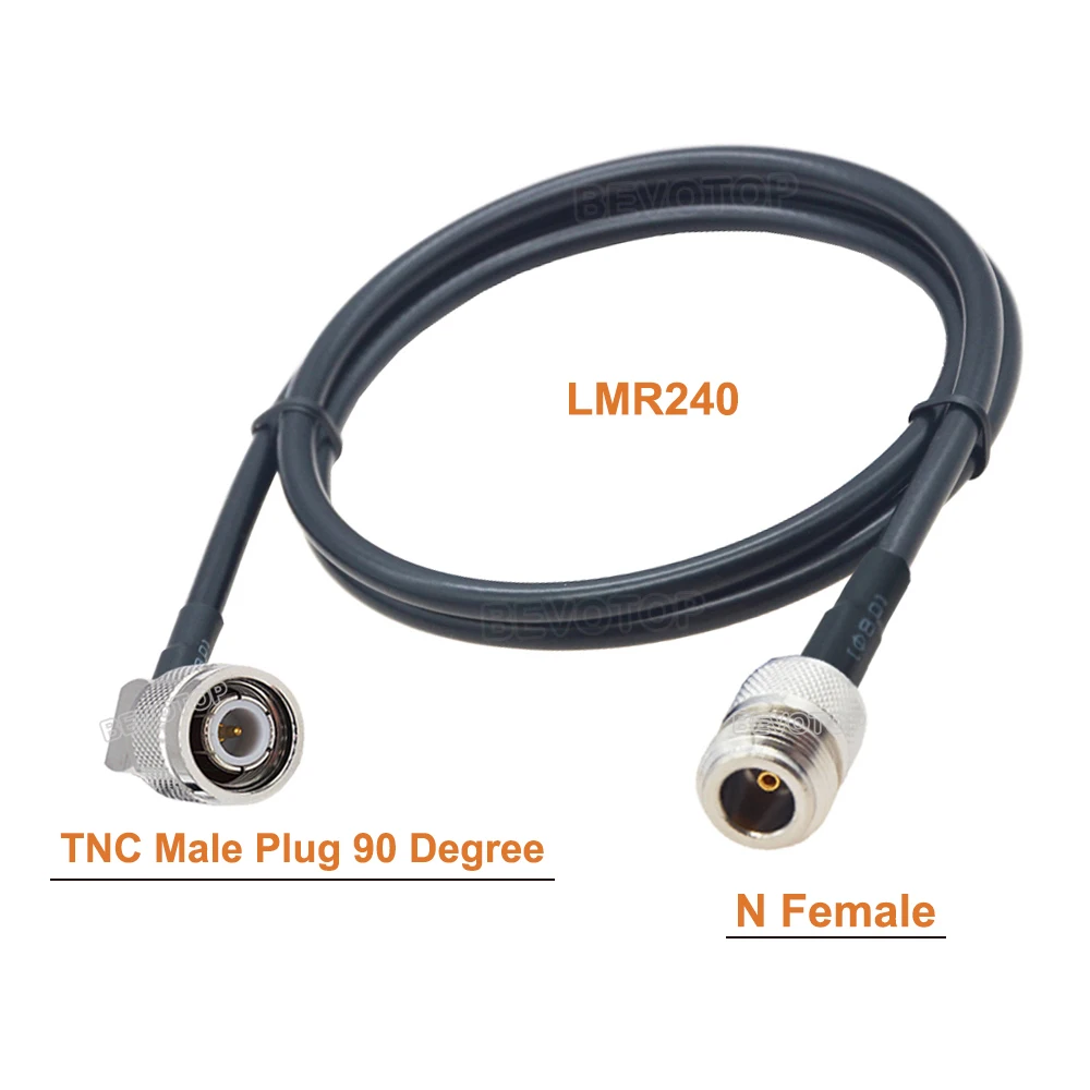 Câble de raccordement Coaxial LMR240 50-4 TNC mâle à N Type mâle/femelle LMR-240, queue de cochon, faible perte, 50 Ohm RF, rallonge