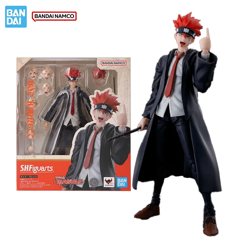 

Bandai Original Genuine Figure Mashle: Magic and Muscles Model Kit SHF Dot Barret Collection Model Anime Action Figure Boys Toys