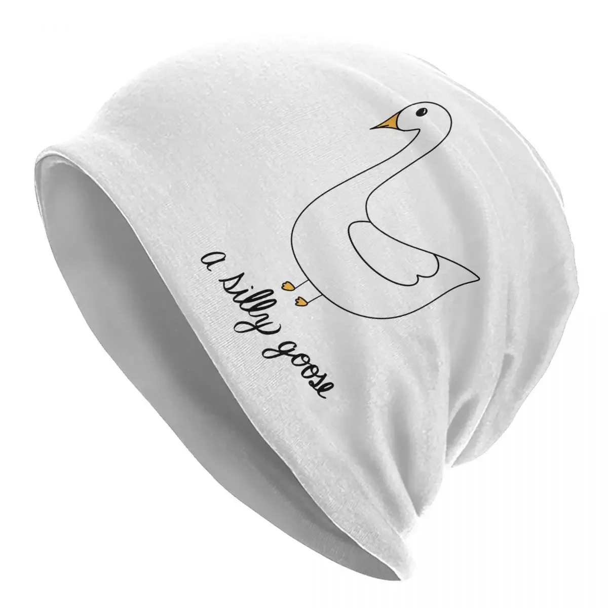 

A Silly Goose Warm Knitted Cap Fashion Bonnet Hat Autumn Winter Outdoor Beanies Hats for Unisex Adult