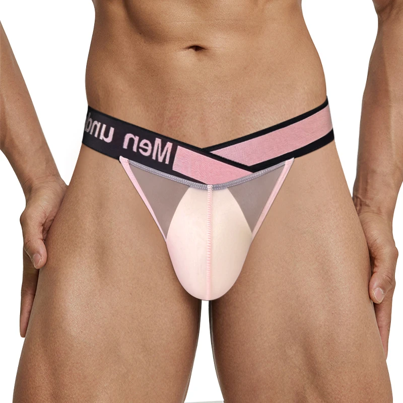 MP269 Nuovi Slip da uomo modali Intimo Uomo sexy Slip Traspirante Mutande da uomo U Pouch Sport Taglio laterale Mutandine gay Slip Hombre
