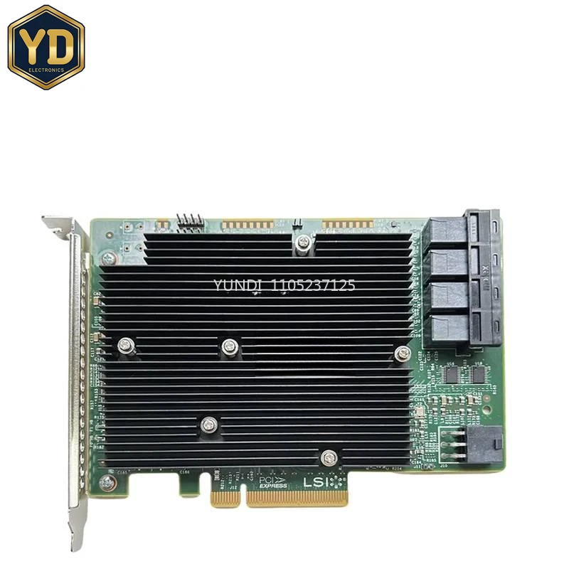 

YD 1PCS LSI SAS 9300-16I RAID Controller Card 12GB/S HBA BUS ADAPTER CARD IT Mode SATA PCIe Expander Card For ZFS TrueNAS UNRAID