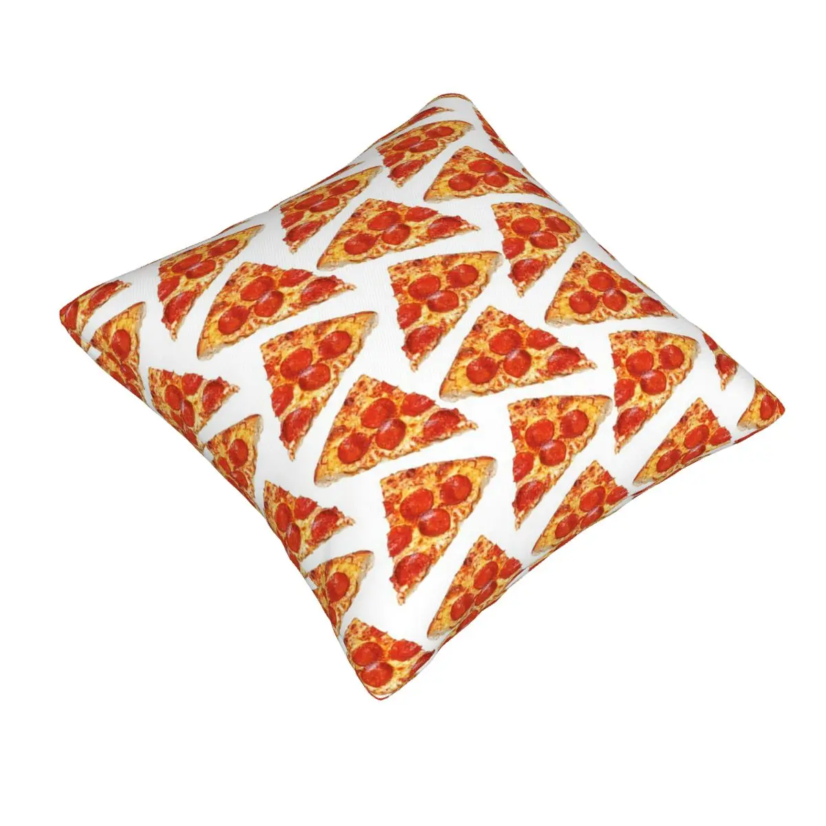 Pizza Slice Pattern Square Pillowcase Pillow Cover Cushion Decor Comfort Throw Pillow for Home Bedroom