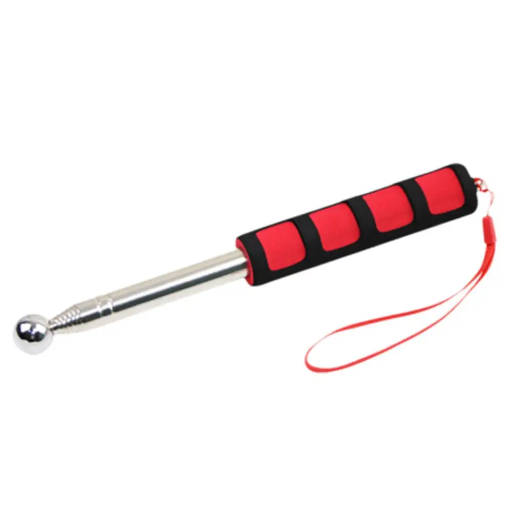 98cm/130cm Empty Drum Hammer EDC Tools Inspection Hammer Safety Bell Tool Personal Tile Retractable Hammer Tool S5M2