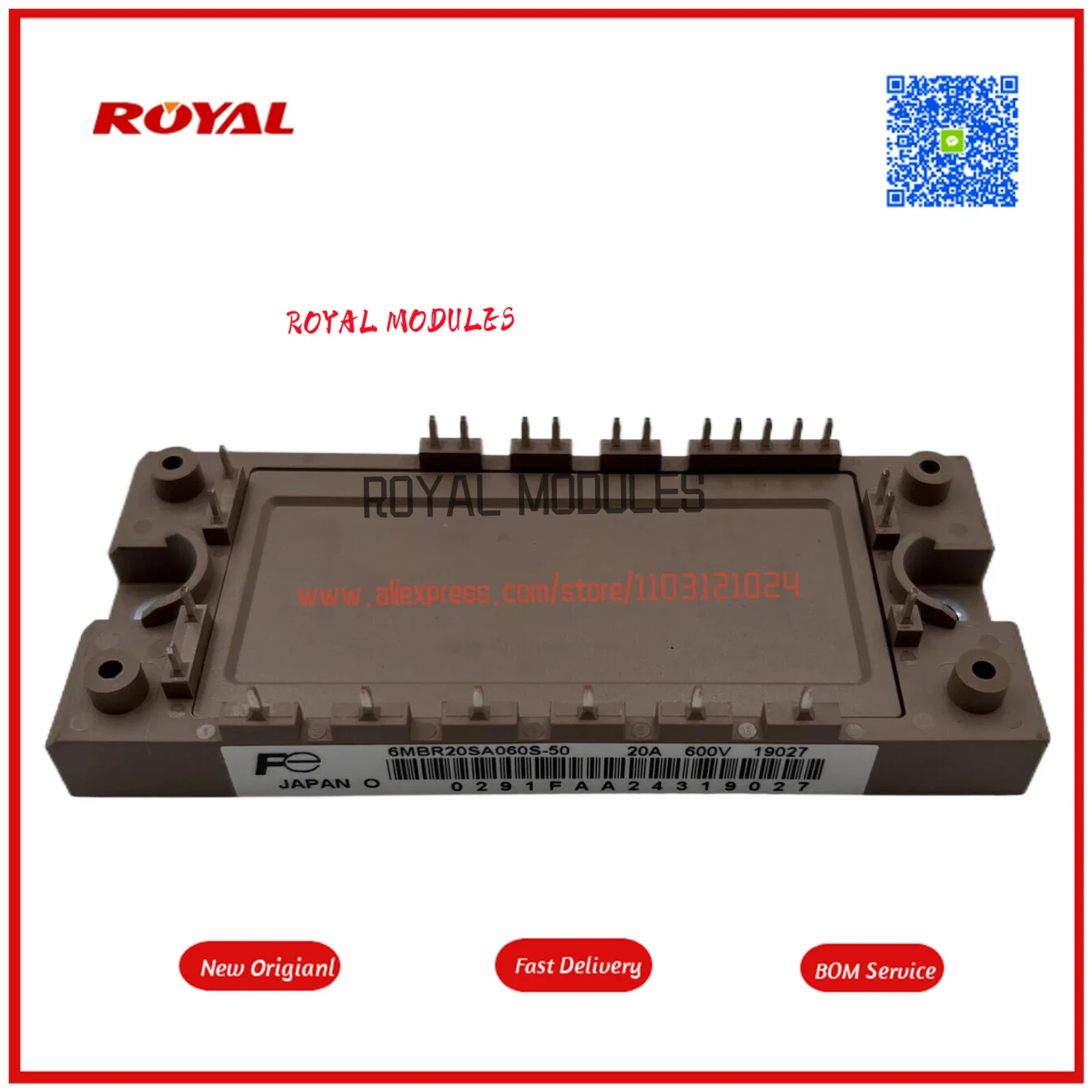 

6MBR20SA060S-50 Новый модуль