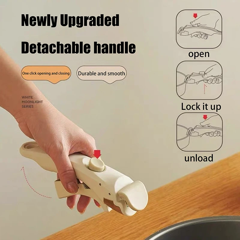 Removable Cooker Handle Cooker And Pot Anti-scalding Handle Universal Pot Handle Cookware Grip Handle Suitable For All Pots Pans