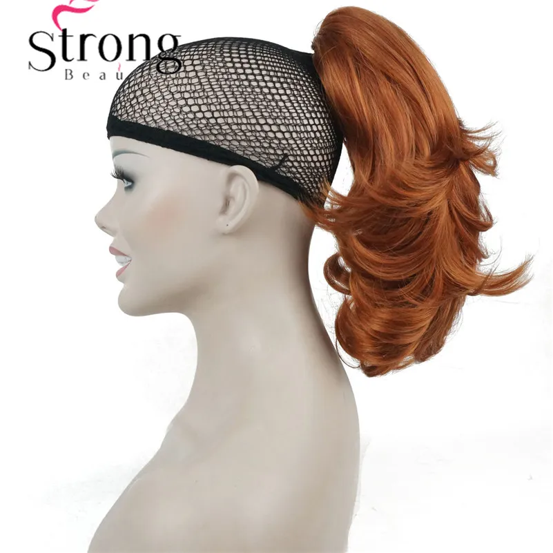 Hair Extension Synthetic Lady Wowen Wavy Dual Use Claw Clip Ponytail Pony Tail Hair Extension hairpiece COLOUR CHOICES