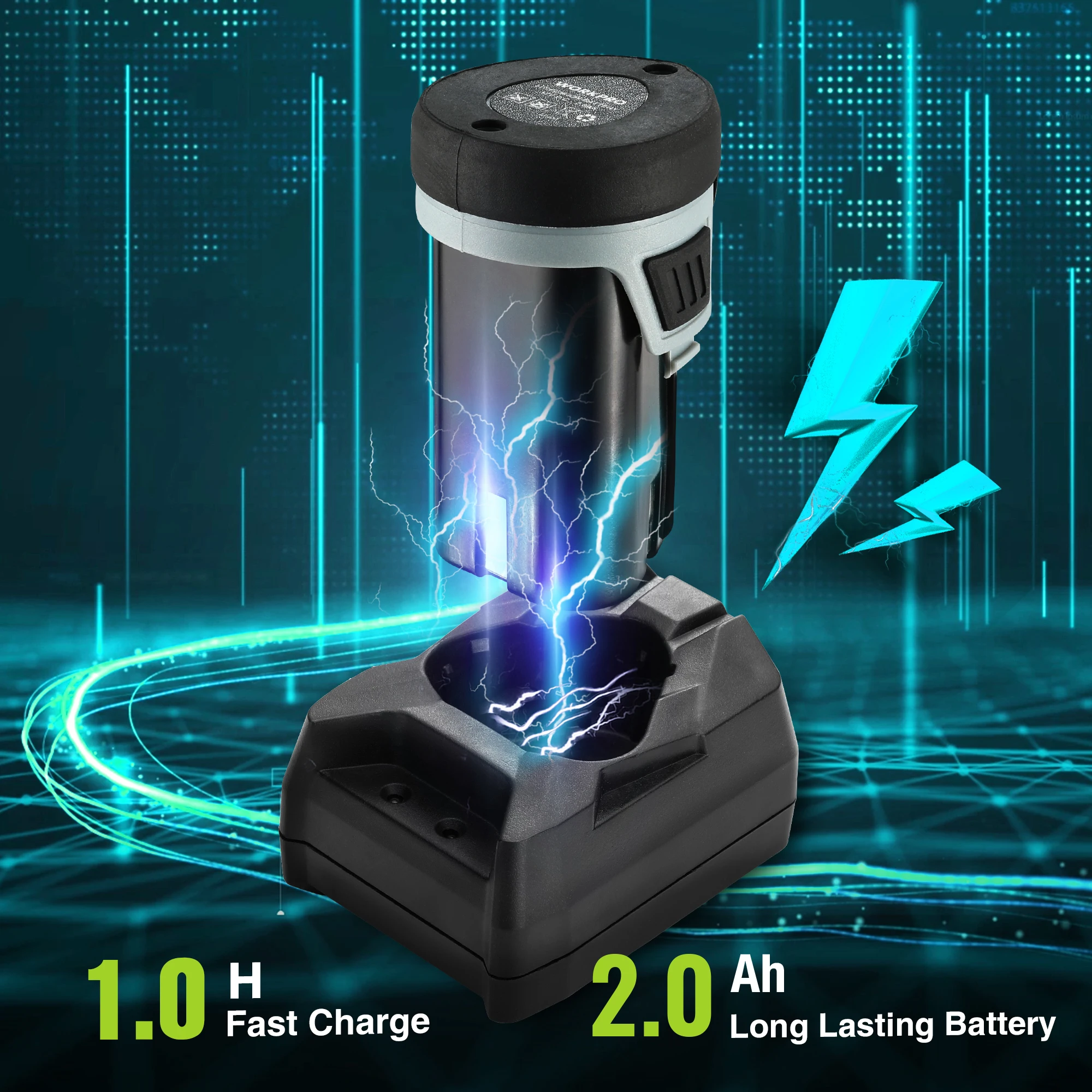 WORKPRO 20V 2.0Ah/4.0Ah Lithium-ion Battery Pack  12V 2.0Ah Li-ion Battery Pack Power Tool Accessories Battery Pack