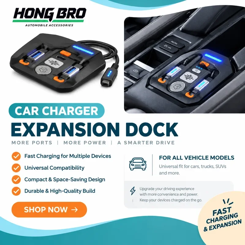 For Honda Accord Car Cigarette Lighter Modified Super Fast Charging Docking Station Yingshipai Installed Aromatherapy Car