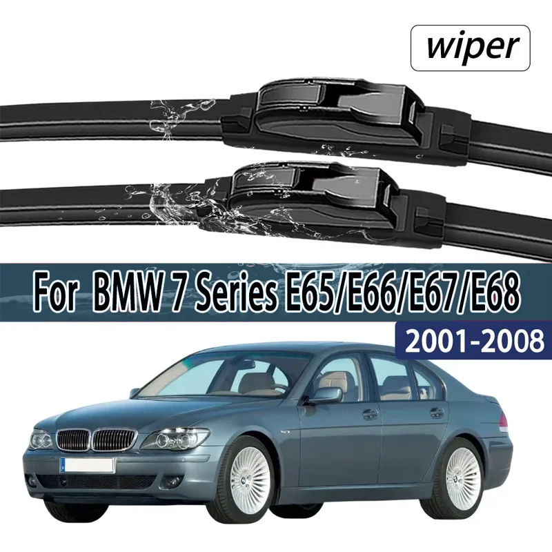 Для BMW 7 серии E65/E66/E67/E68 2001-2008 щетки стеклоочистителя переднего стекла 2 шт. аксессуары для окон ветрового стекла